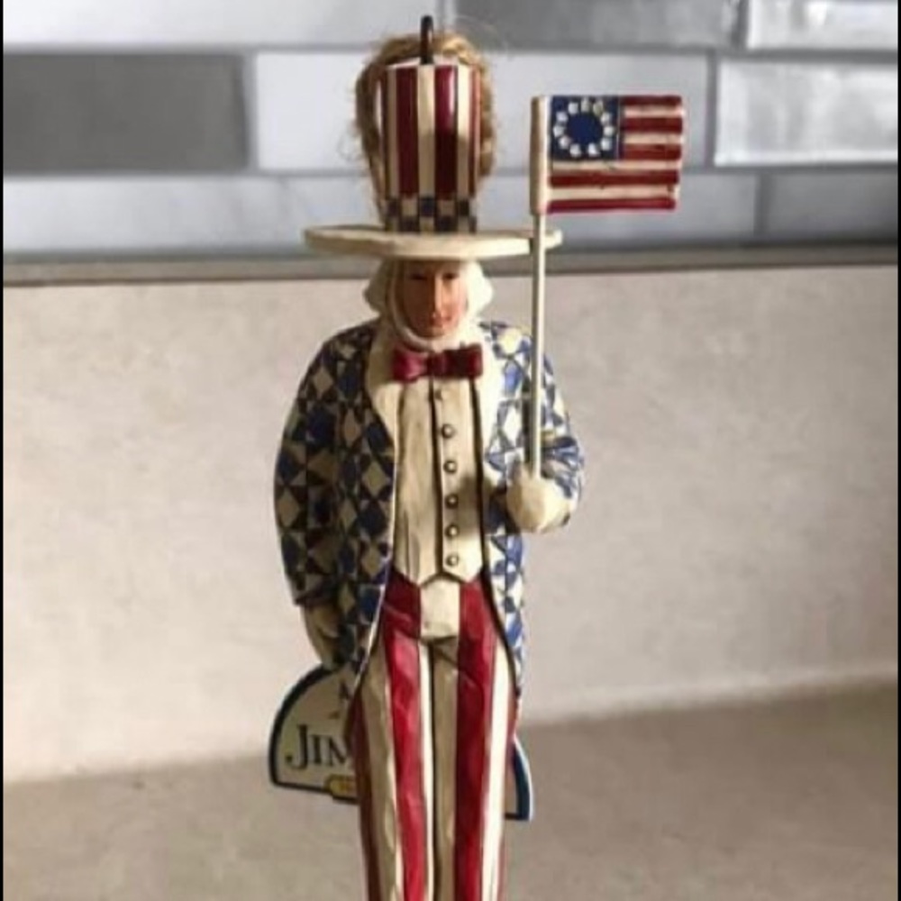 Jim Shores-Patriotic Ornament